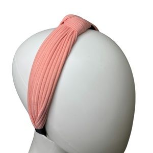 Peach Pink Fabric Knot headband